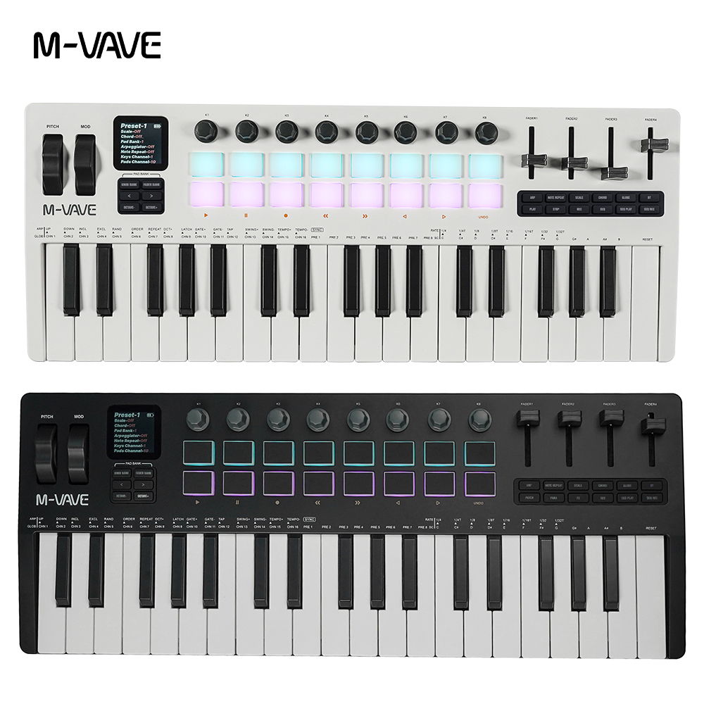 M-VAVE MIDI 키보드 컨트롤러, 충전식 USB  - Midi Controller Pad 리뷰 및 가격