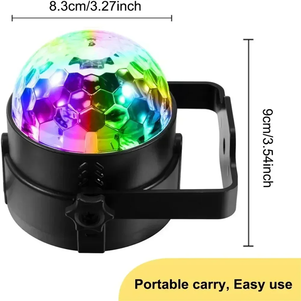 RGB LED 무대 디스코 빛 회전 DJ 공 스트로브  - Audio Music Dj 리뷰 및 가격
